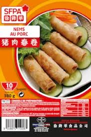 Nems Au Porc 10 Pieces 380 g Sfpa